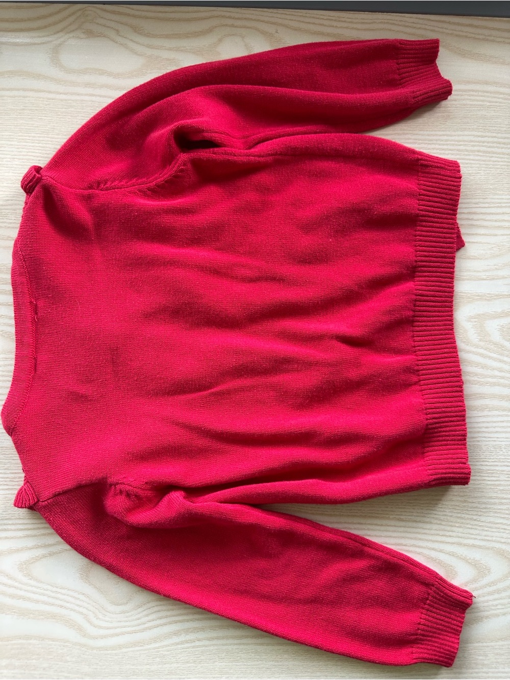 Ruffle Butts Bright Red Ruffle-Detail Cardigan - Picture 4 of 4